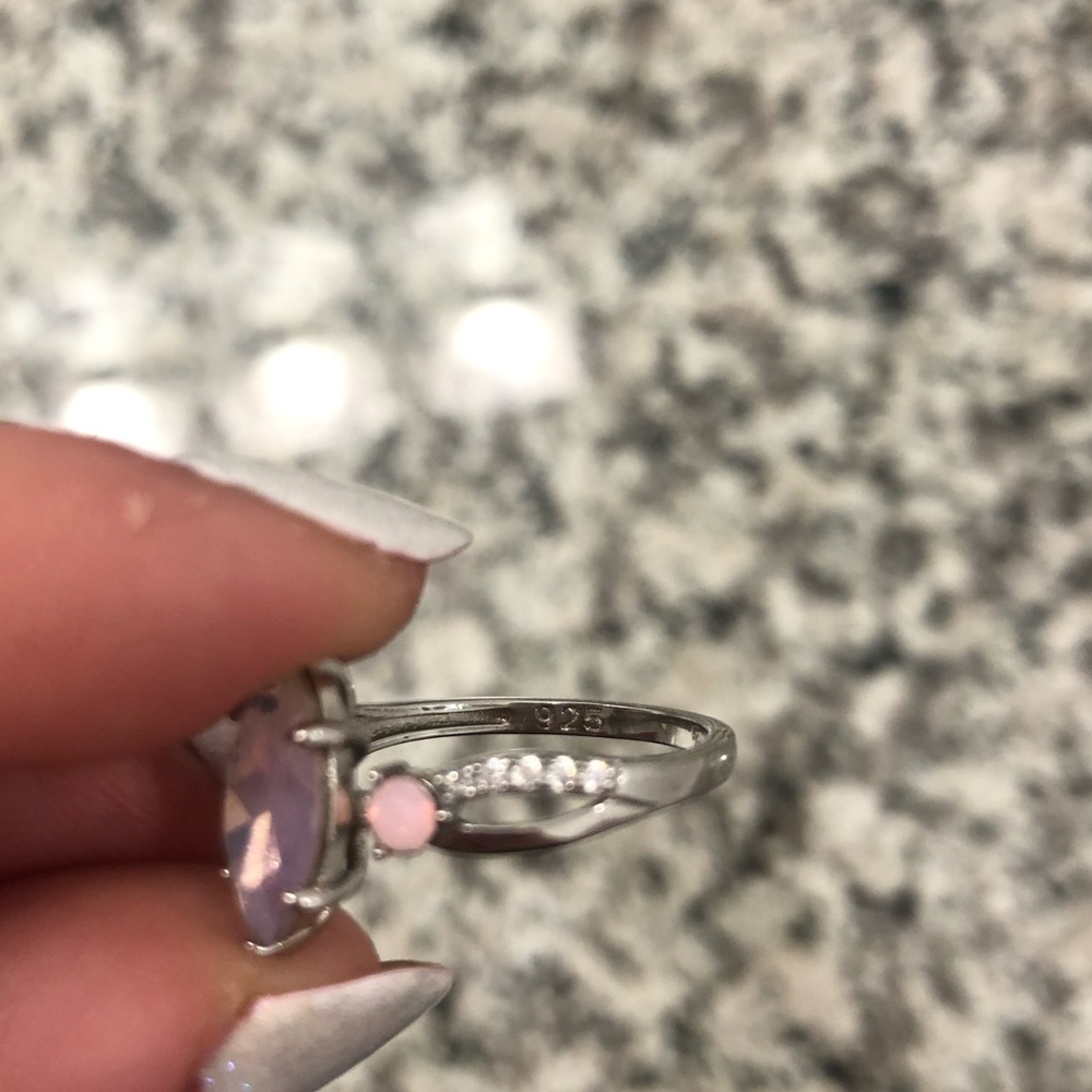 NWT Sterling Silver Fragrant Jewels Pink Ring - Picture 5 of 5